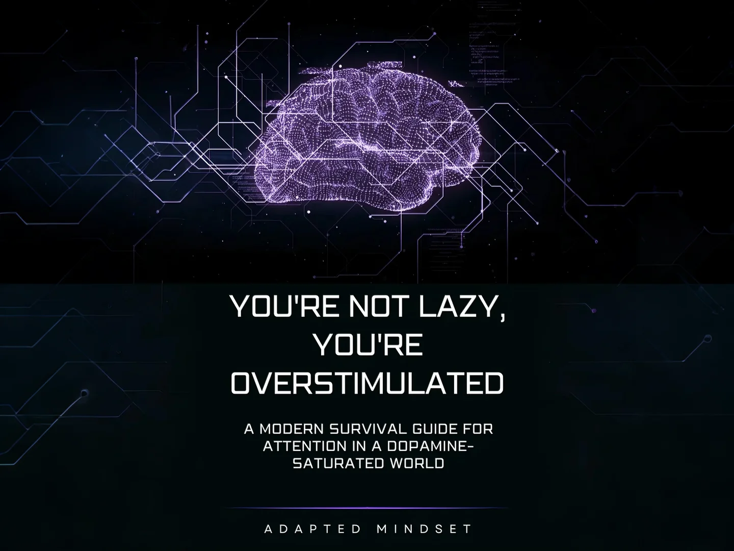 You’re Not Lazy, You’re Overstimulated